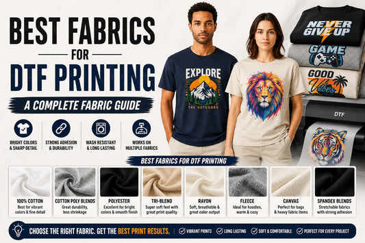 Best Fabrics for DTF Printing: A Complete Fabric Guide