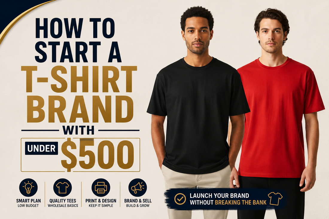 How to Start a T-Shirt Brand With Under $500