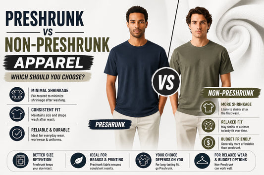 Preshrunk vs Non-Preshrunk Apparel: Which Should You Choose?
