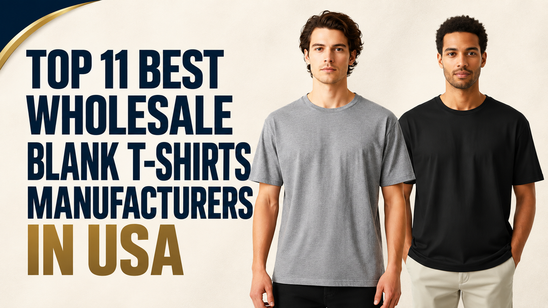 Top 11 Best Wholesale Blank T-Shirts Manufacturers in USA
