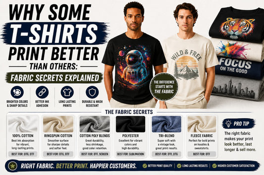 Why Some T-Shirts Print Better Than Others: Fabric Secrets Explained